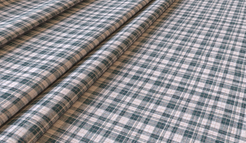 Madras Emerald Fabric