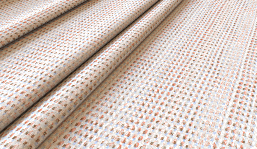 Mosaic Dusty Rose Fabric