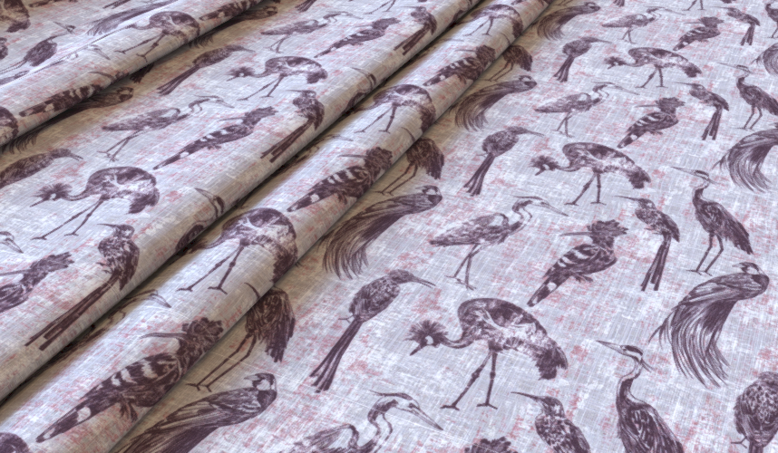Safari Plum Fabric