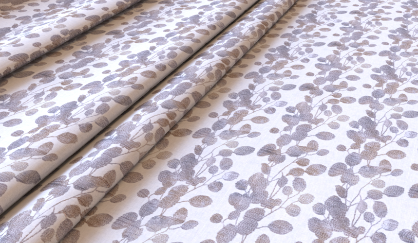 Bliss Gunmetal Fabric